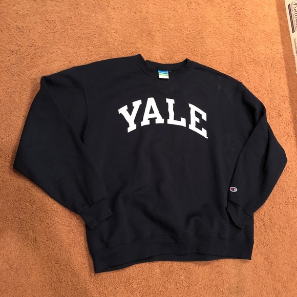 yale sweatshirt champion